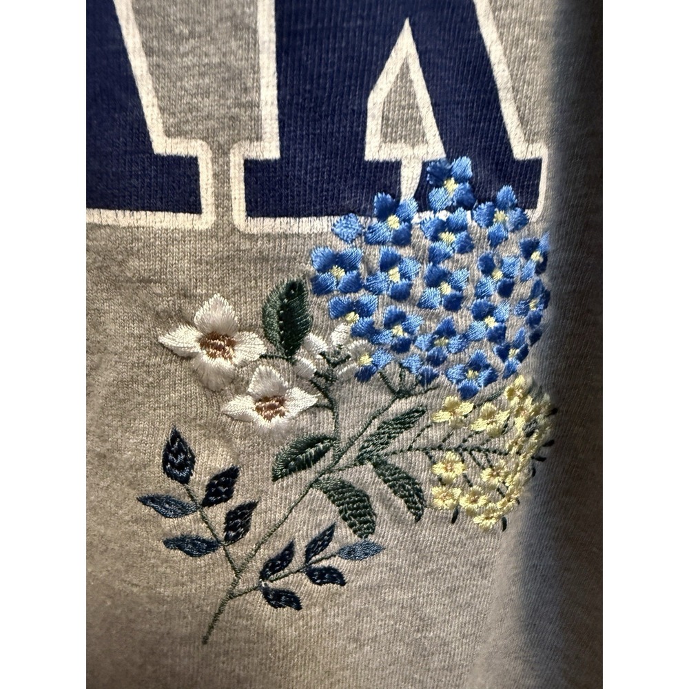 Daily Practice Anthropologie Tumble Turn New York floral embroidery tank Large - Picture 10 of 10